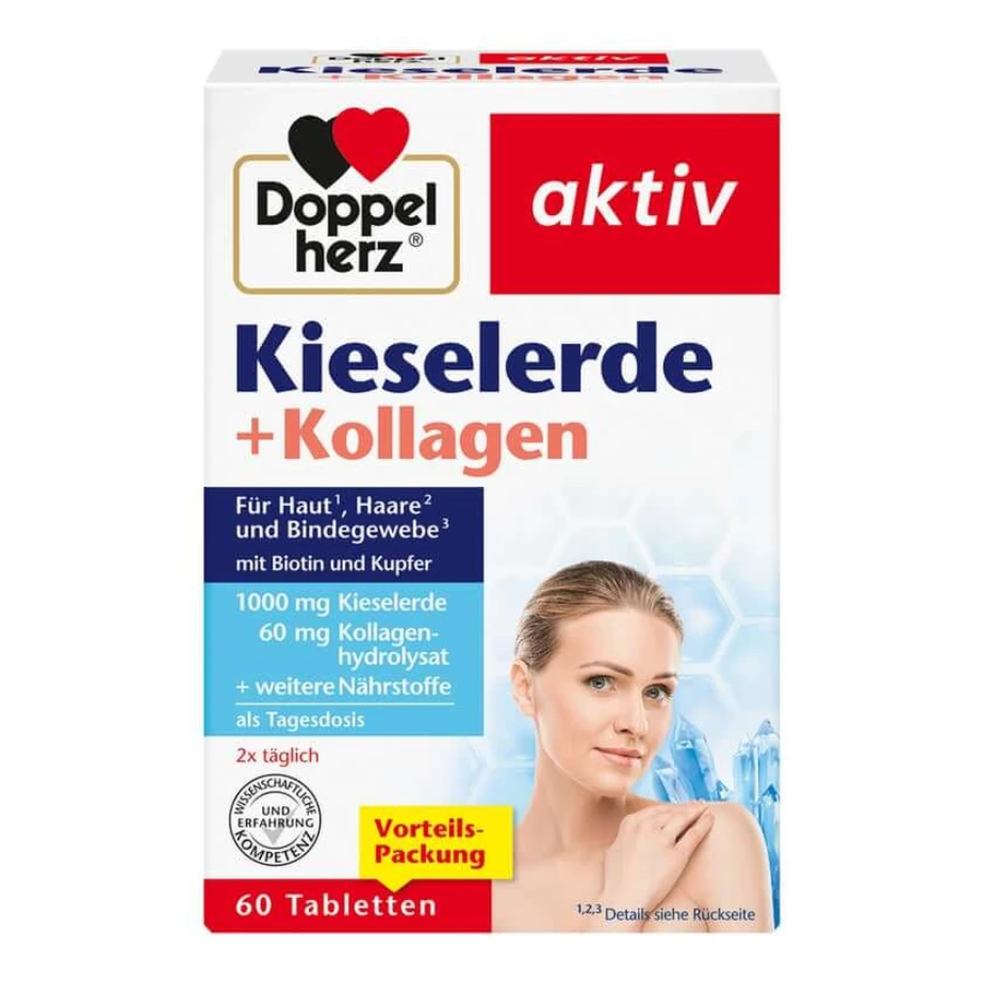 Double Heart Siliceous Earth + Collagen 60 St