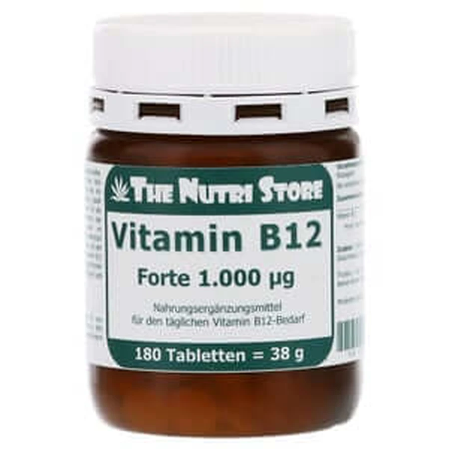 Vitamine B12 1000 µg Forte Comprimés 180 St