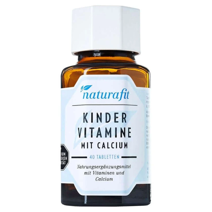 Naturafit Kindervitamine M.calcium Lutsc 40 St