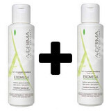 Schäumendes Gel mit Hafermilch Exomega, 500 ml + 500 ml, Lab A-Derma