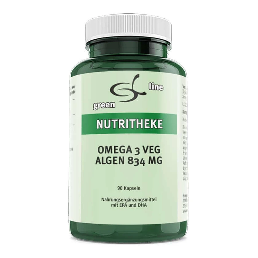 Omega-3 Vegan Algenöl 834 mg Kapseln 90 St
