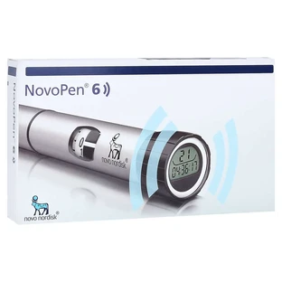 Novopen 6 injectieapparaat zilver 1 st