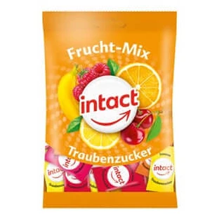 Intact druivensuiker zakje fruitmix 75 g