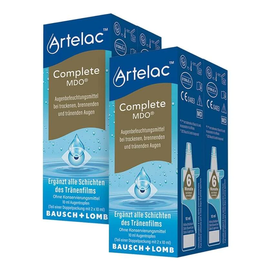 Artelac Complete MDO eye drops 4X10 ml