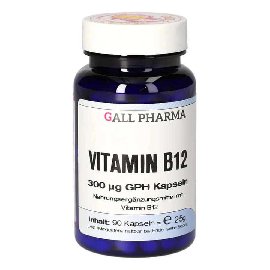 Vitamine B12 300 µg GPH Capsules 90 Capsules