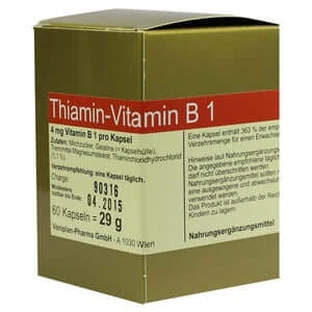 Tiamina Cápsulas Vitamina B1 60 Cápsulas