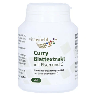 Curry Blattextrakt mit Eisen und C Kapse 90 St