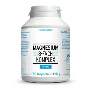 Magnesium 8x Complex 400 mg Capsules 180 Capsules
