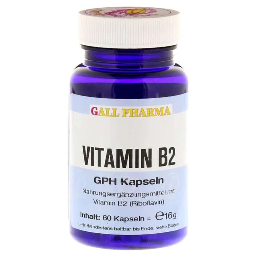 Vitamine B2 GPH 1.6 mg gélules 60 gélules