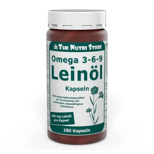 Omega-3-6-9 500 mg Cápsulas ecológicas 180 Cápsulas