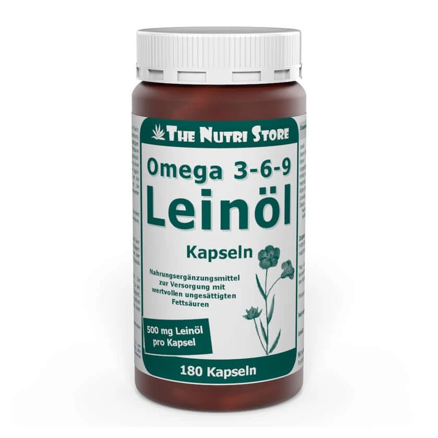 Omega-3-6-9 500 mg Cápsulas ecológicas 180 Cápsulas