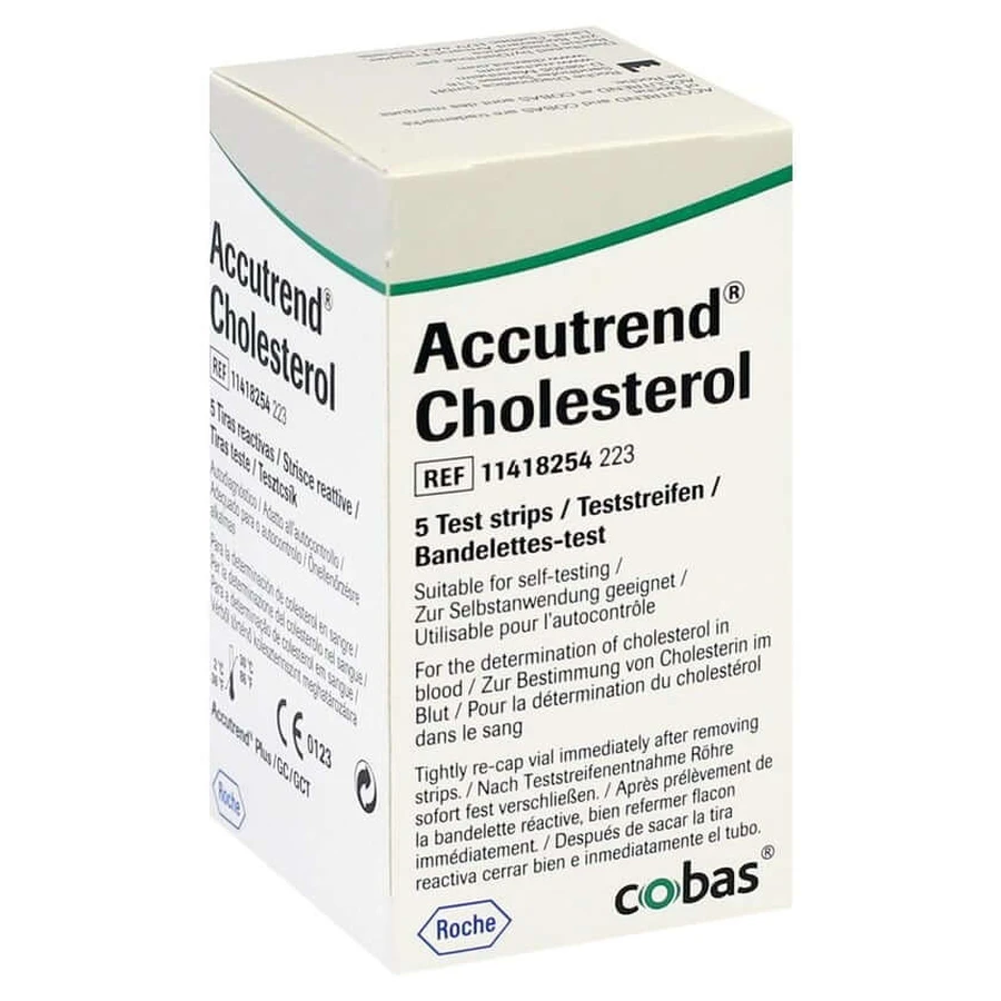 Accutrend Cholesterol Test Strips 5 pcs