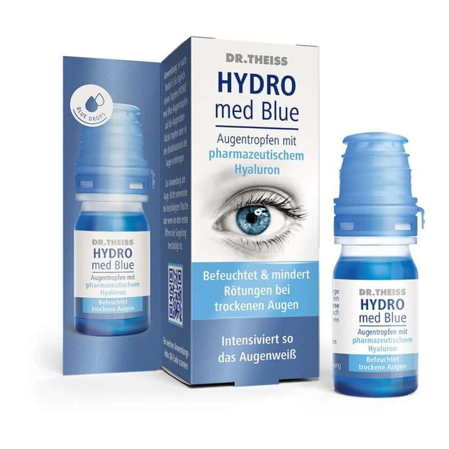 Dr. Theiss Hydro med Blue oogdruppels 10 ml