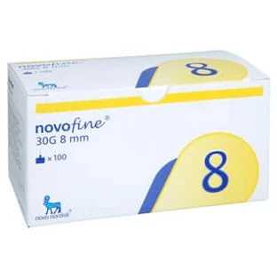 Agujas Novofine 30 G 0,30x8 mm 100 uds.