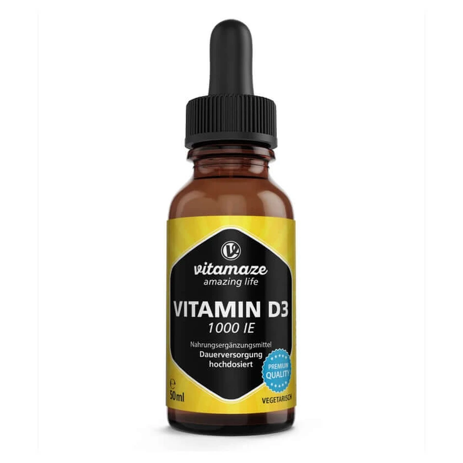 Vitamin D3 drops 1,000 I.U. 50 ml