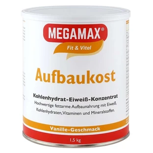 MEGAMAX AUFBAUKOST VANILLE 1,5 kg