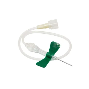 B. Braun Venofix Safety Venenpunktionsbesteck 21G, 19 cm, Grün 1 St