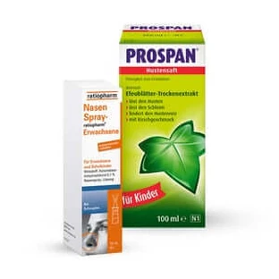 Nasenspray ratiopharm Erw + Prospan Saft 1 Set