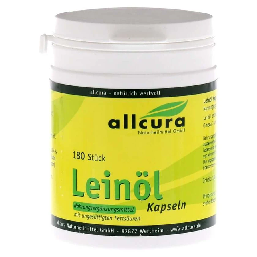 Linseed oil capsules 180 St