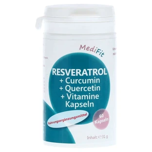 Resveratrol+curcumin+quercetin+vitamine 60 St