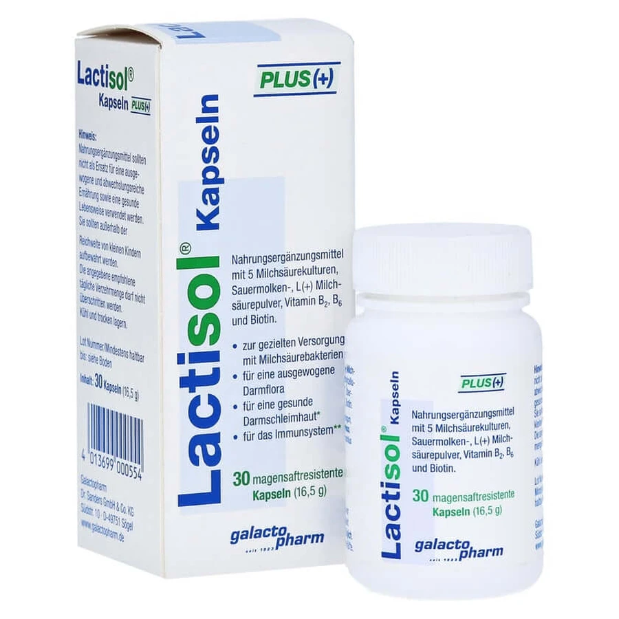 Lactisol Capsules Plus 30 Capsules