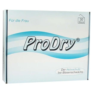 Prodry actieve bescherming incontinentie vaginale tampons 30 stuks.