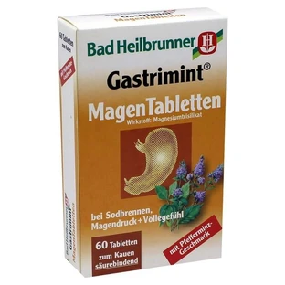 BAD Heilbrunner Gastrimint Comprimido para el estómago 60 St