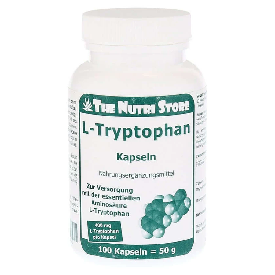 L-tryptofaan 400 mg capsules 100 stuks