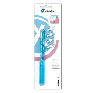 Kit perie cu vârf Miradent I-Prox P albastru transparent 1 buc