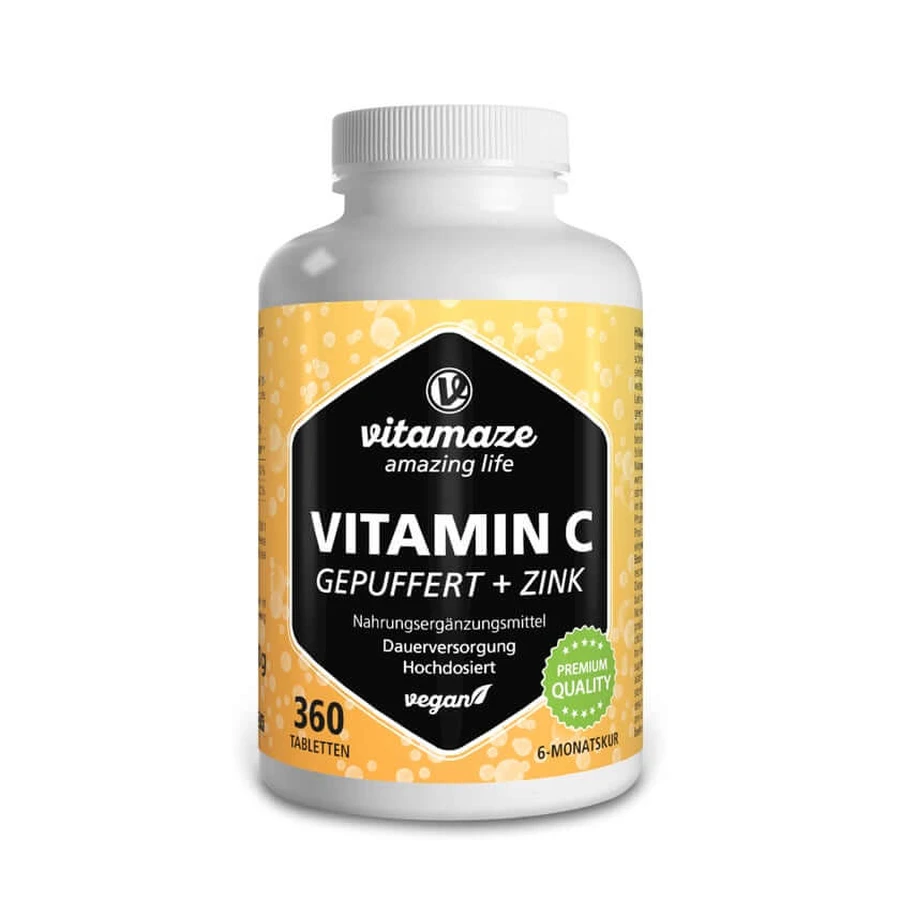 Vitamine C 1000 mg + Zink Tabletten 360 St