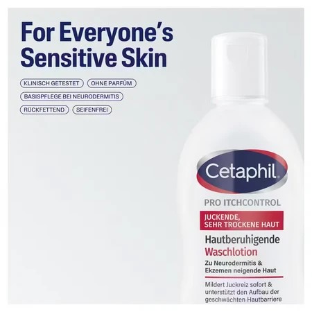 Cetaphil PRO ItchControl Lozione per il lavaggio del corpo 295 ml