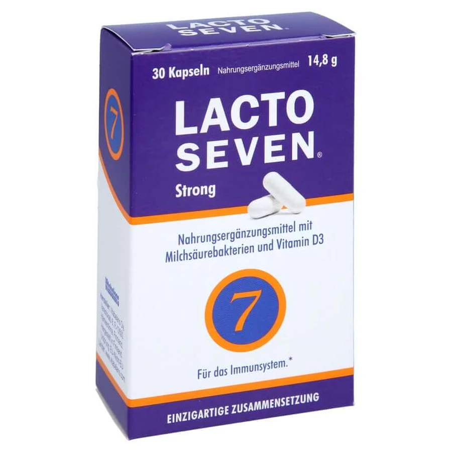 Lacto Seven Strong con altas dosis de bacterias lácticas 30 uds.