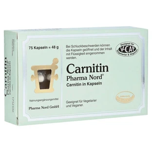 Carnitina Pharma Nord Cápsulas 75 Cápsulas