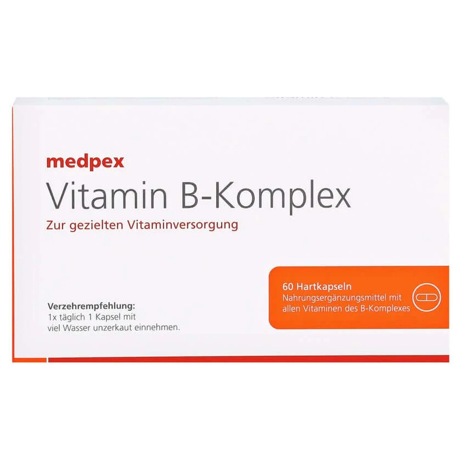 medpex Vitamina B-Complex Cápsulas 60 Cápsulas