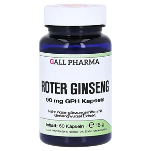 Ginseng Rojo 90 mg GPH Cápsulas 60 Cápsulas
