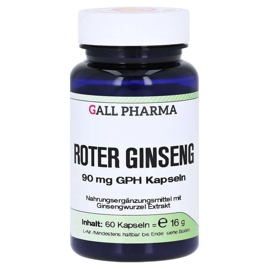 Ginseng Rojo 90 mg GPH Cápsulas 60 Cápsulas