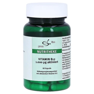Vitamina B12 1.000 µg Cápsulas activadas 60 Cápsulas