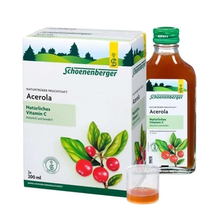 Acérola SAFT Schoenenberger Plantes médicinales 3X200 ml
