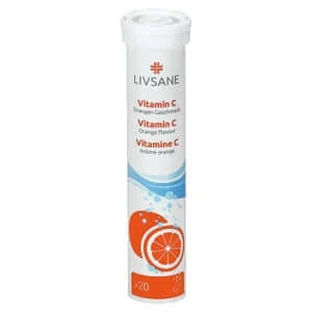 Livsane Vitamine C bruistabletten 20 St