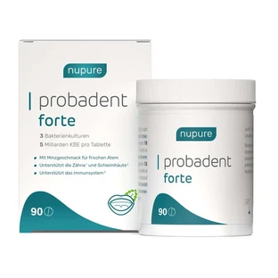 Nupure Probadent Forte 3 Bakt.kult.5 Mrd.kbe Lut. 90 pcs.