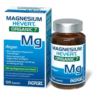 Magnesium Hevert Organic 7 Capsules 120 Capsules