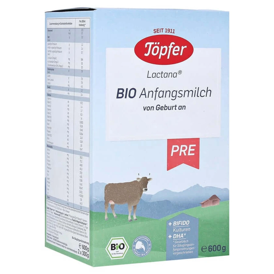 Töpfer Lactana Bio Pre Pulver 600 g