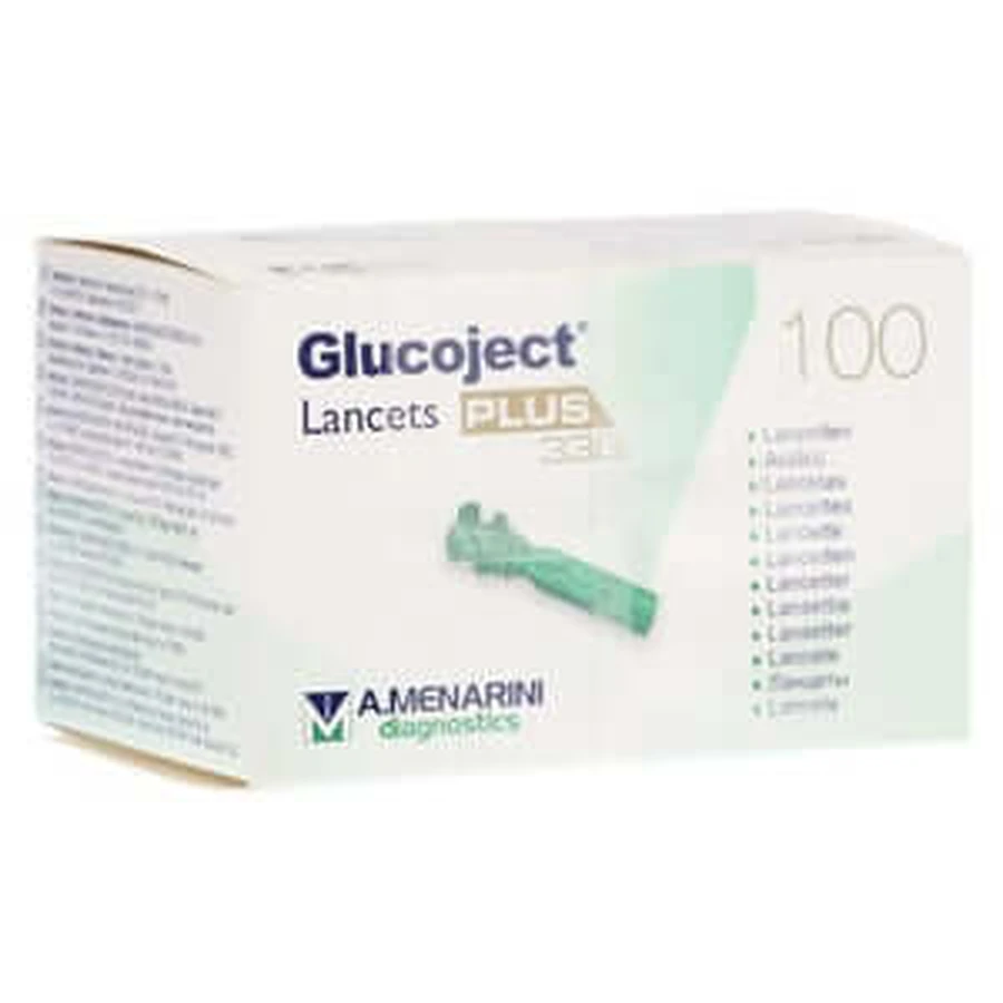 Lancettes Glucoject 100 pcs