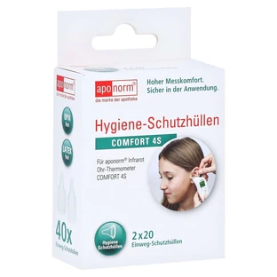 aponorm Ohrthermometer Comfort 4S Schutzhüllen 40 St