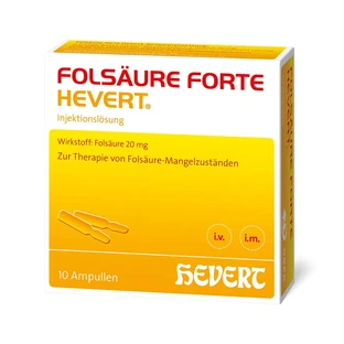 Folsäure Forte Hevert 10X2 ml