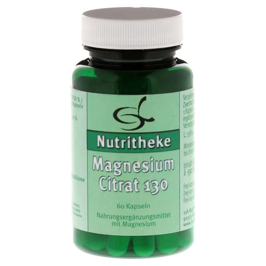 Magnesiumcitrat 130 mg Magnesium Kapseln 60 St