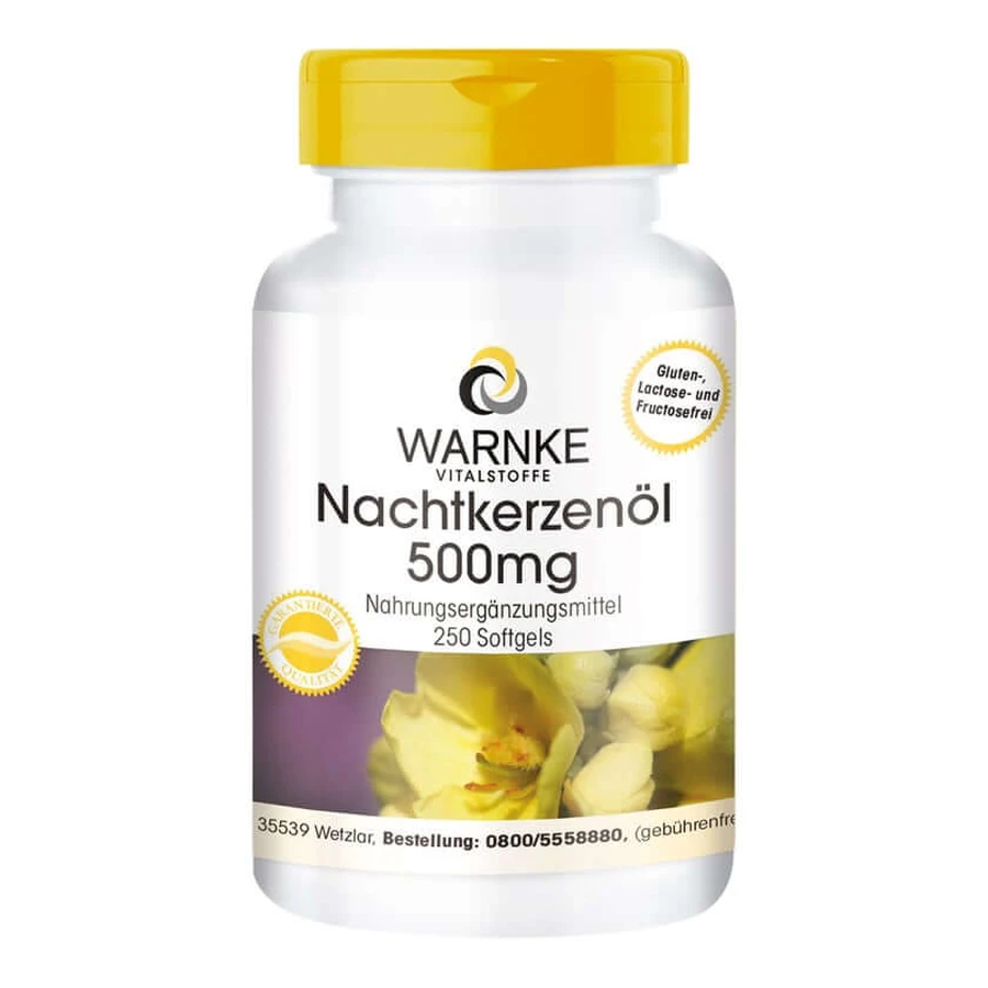 Aceite de onagra 500 mg cápsulas 250 St