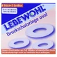 Lebewohl Druckschutzringe oval 8 St