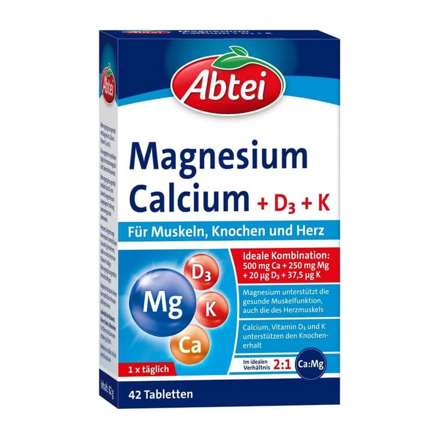 ABTEI Magnesium + Calcium + D3 + K 42 St