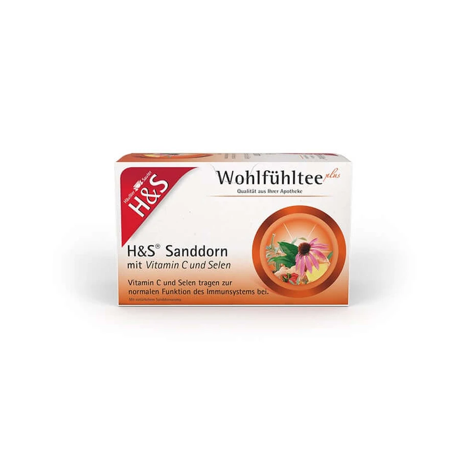 H&S Sea Buckthorn M.vitamin C and Selenium Filte 20X2,5 g